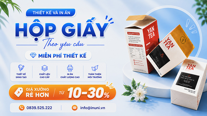 In hộp giấy theo yêu cầu
