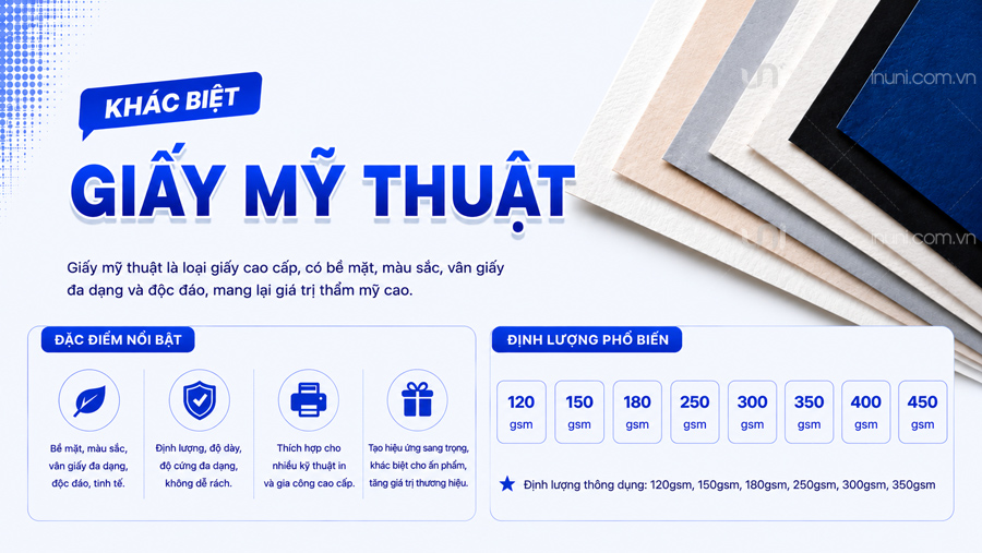 Chất liệu giấy mỹ thuật