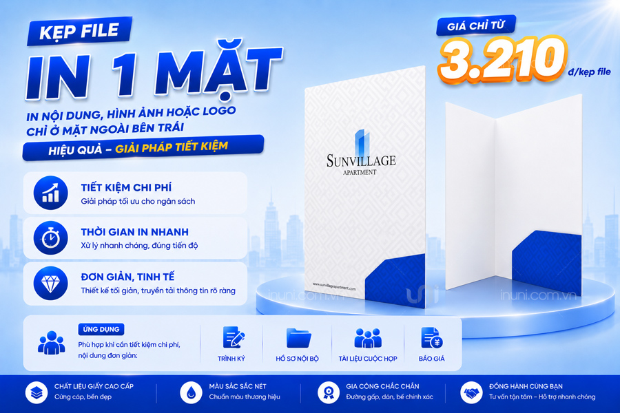 Kẹp file 1 mặt