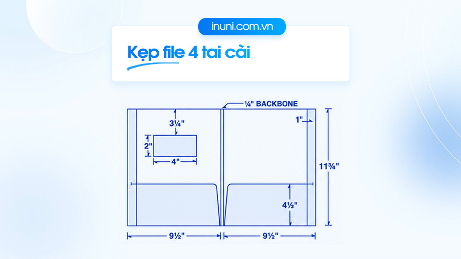 Kẹp file 4 tai cài