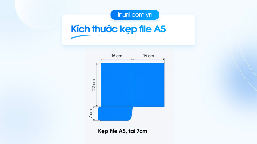 Kích thước kẹp file A5