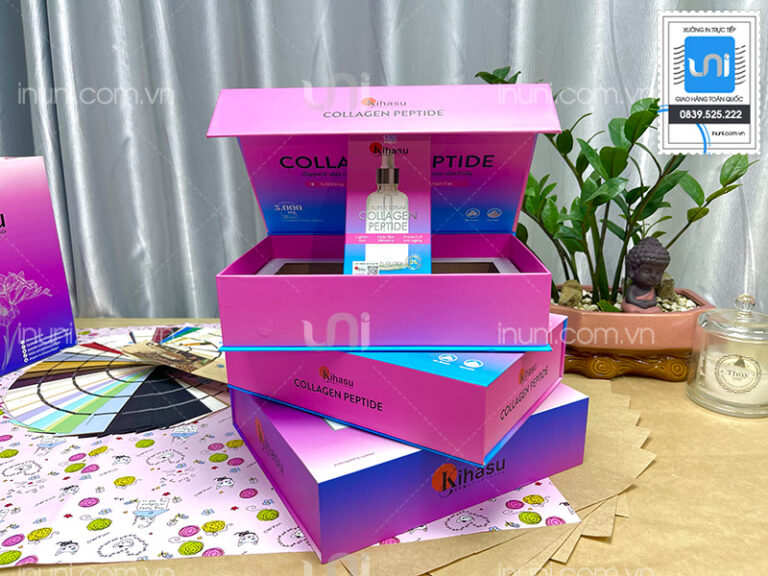 Báo giá in ấn vỏ hộp cứng nắp lật (nắp nam châm)