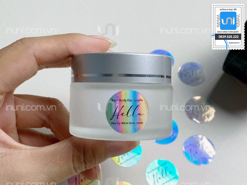 Tem hologram Kem body độc quyền Hella