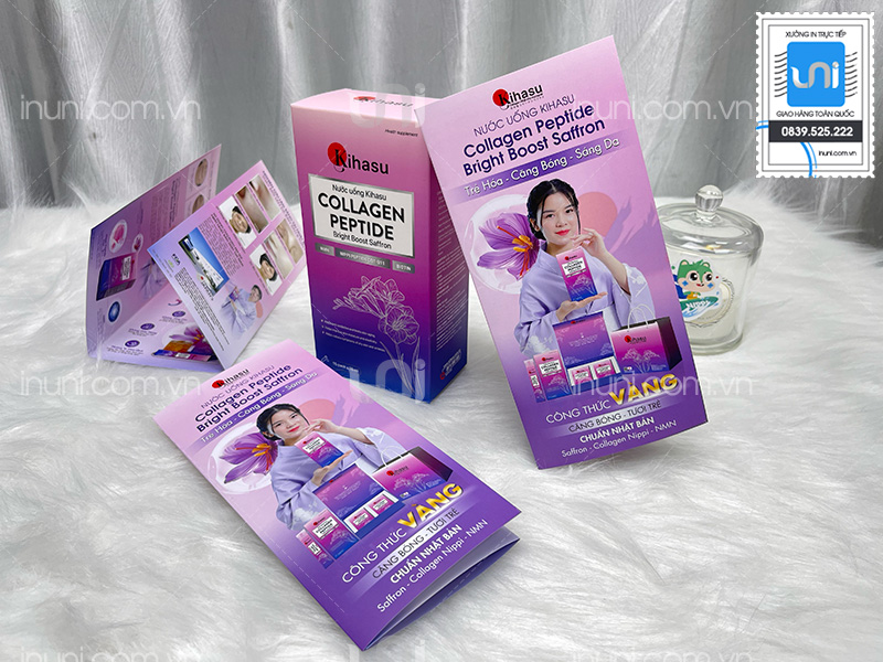 Tờ gấp, Brochure Mỹ phẩm Kihasu