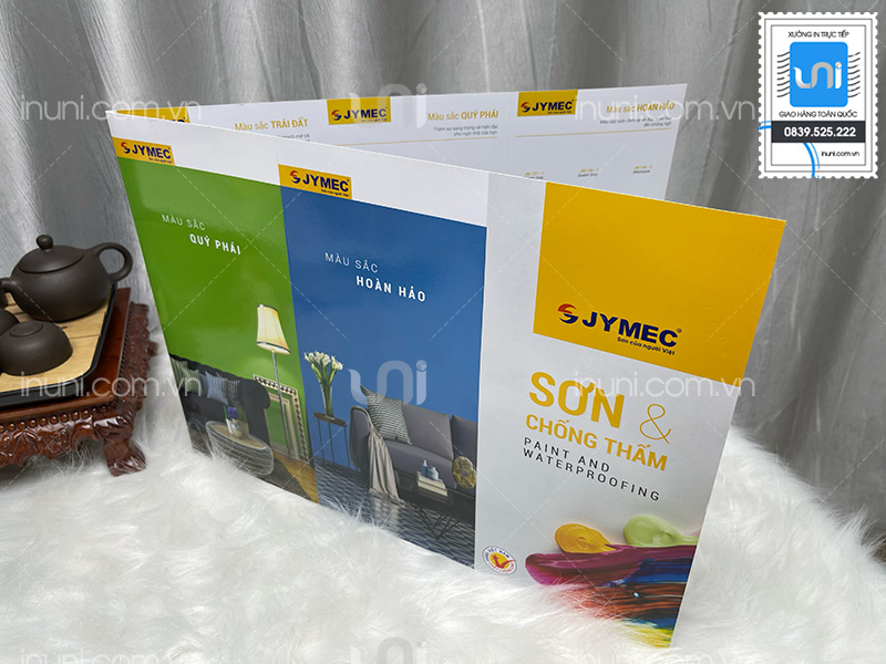 Tờ gấp, Brochure Sơn chống thấm JYMEC