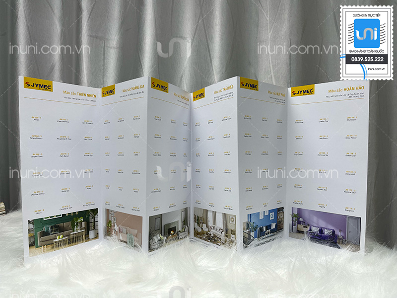 Tờ gấp, Brochure Sơn chống thấm JYMEC