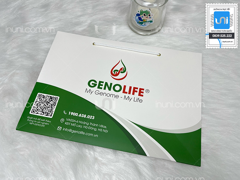 Túi giấy Viện Công nghệ Di truyền GENOLIFE