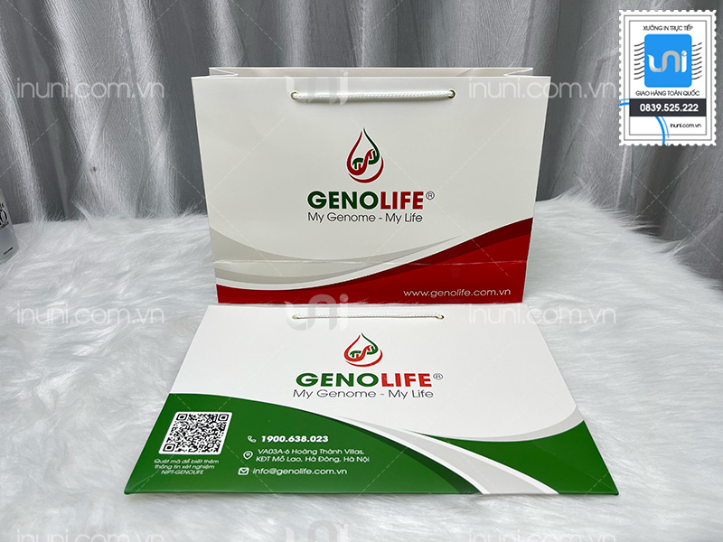 Túi giấy Viện Công nghệ Di truyền GENOLIFE