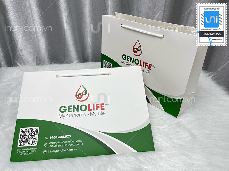 Túi giấy Viện Công nghệ Di truyền GENOLIFE