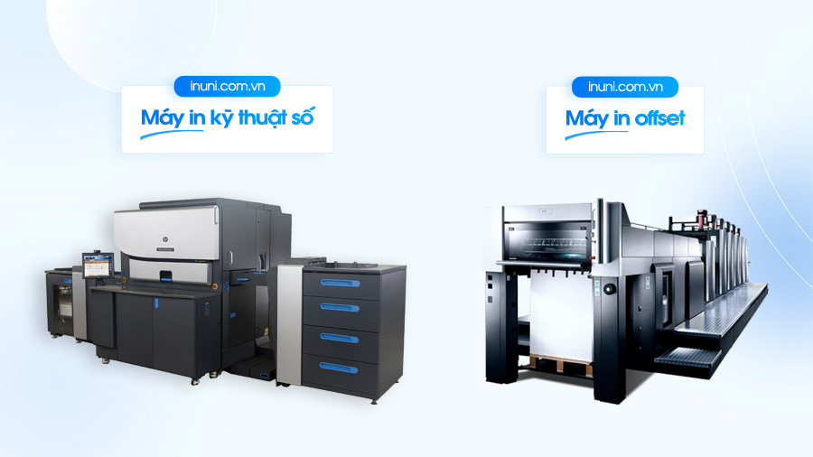 Máy in phong bì offset và kỹ thuật số tại xưởng in UNI