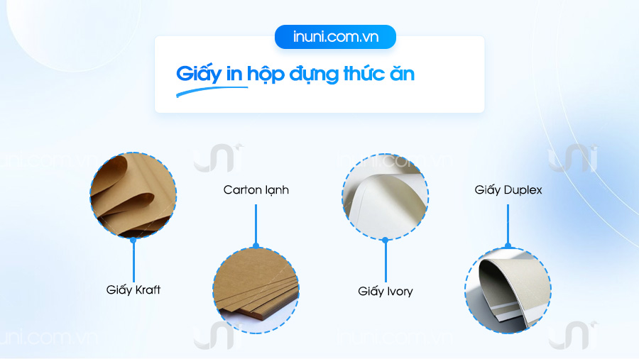 Chất liệu in vỏ hộp giấy đựng socola phổ biến