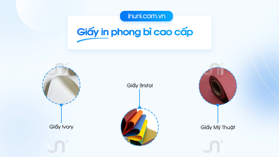 Top 03 chất liệu giấy in phong bì cao cấp