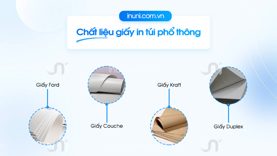Chất liệu giấy in túi phổ thông