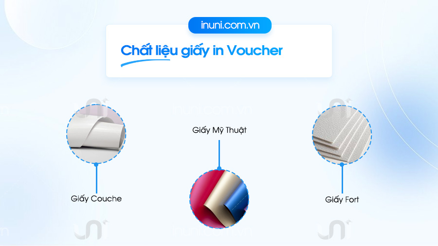 Chất liệu in phiếu giảm giá thông dụng hiện nay