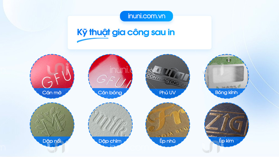 Kỹ thuật gia công sau in