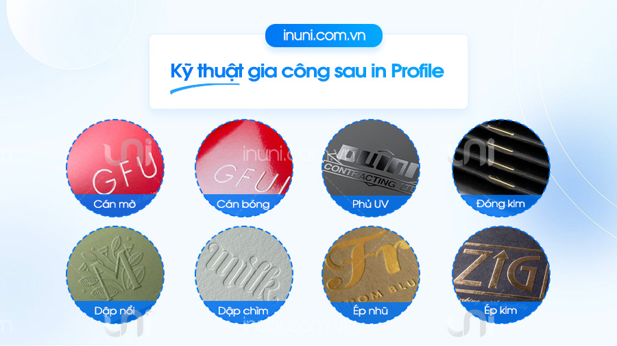 Gia công sau in