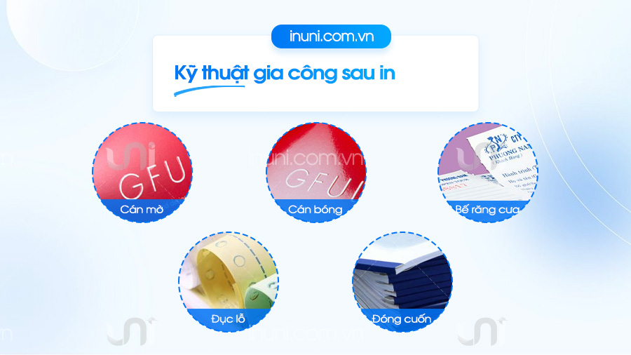 Kỹ thuật gia công sau in vé giữ xe, gửi xe tại UNI