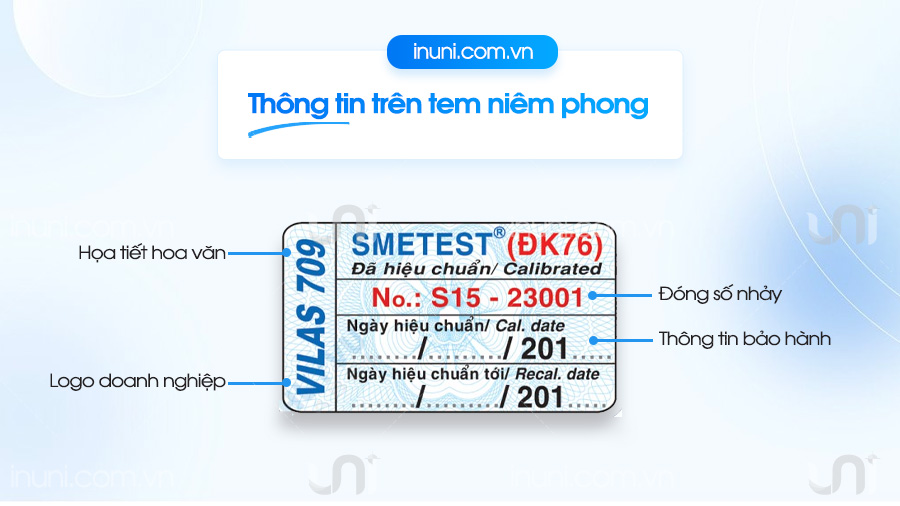 Những thông tin cần phải có trong thiết kế in tem decal niêm phong