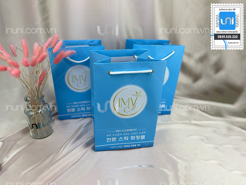 Túi giấy đựng mỹ phẩm IMY Cosmetic