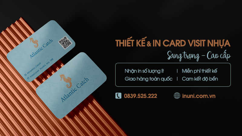 In card visit nhựa, danh thiếp nhựa tại Hà Nội