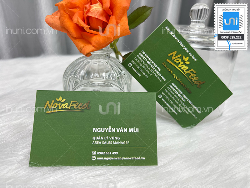 Card visit Quản lý Nova Feed