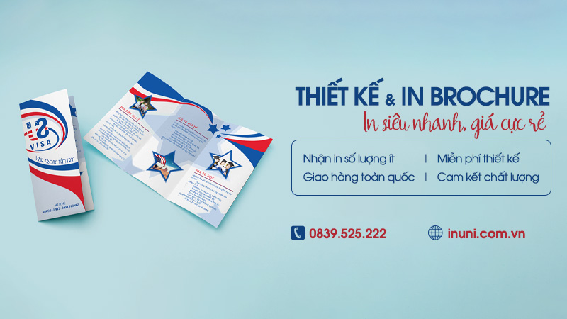 In brochure số lượng ít, nhận in lấy ngay theo yêu cầu tại Hà Nội