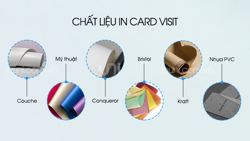 Chất liệu in card visit, name card