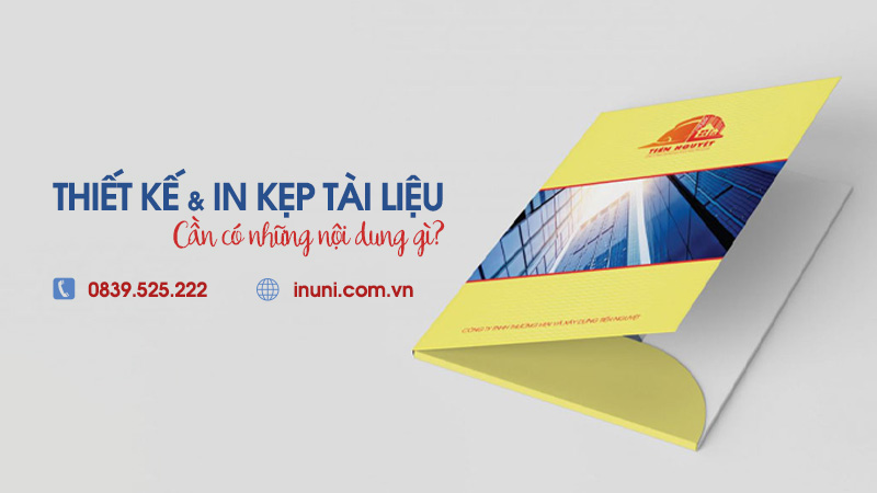 Những nội dung cần có khi in ấn bìa kẹp file tài liệu