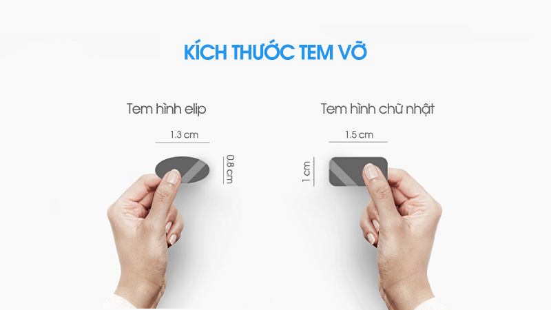 Kích thước in tem vỡ