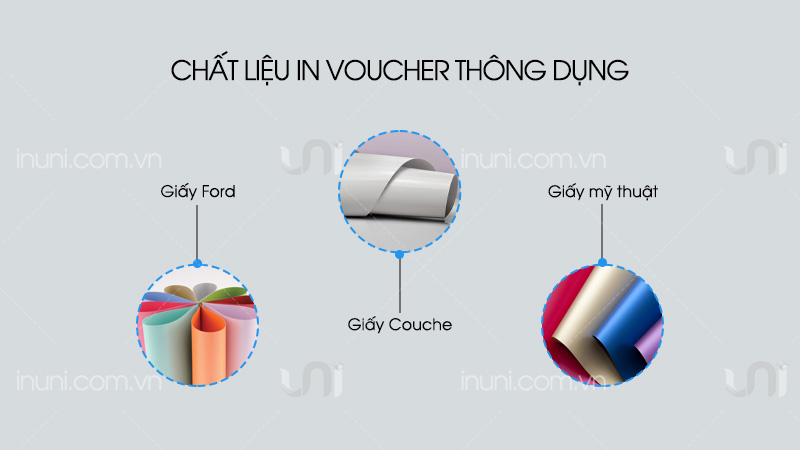 Chất liệu in phiếu giảm giá thông dụng hiện nay