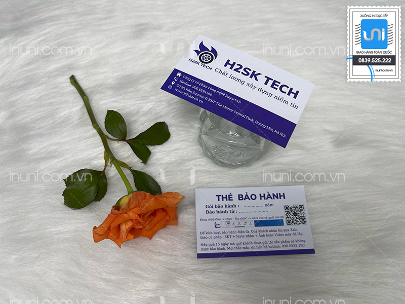 Thẻ bảo hành H2SK Tech