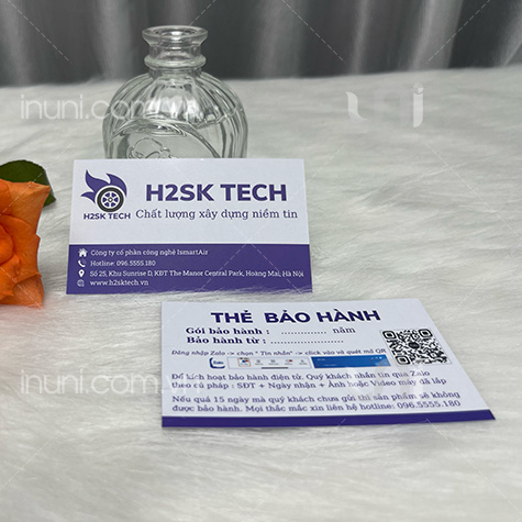 Thẻ bảo hành H2SK Tech