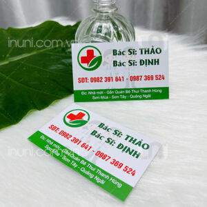 Card visit Bác sĩ Thảo & Bác sĩ Định