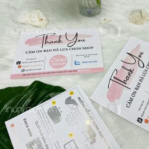 Card visit & Cảm ơn khách hàng Goo Decor