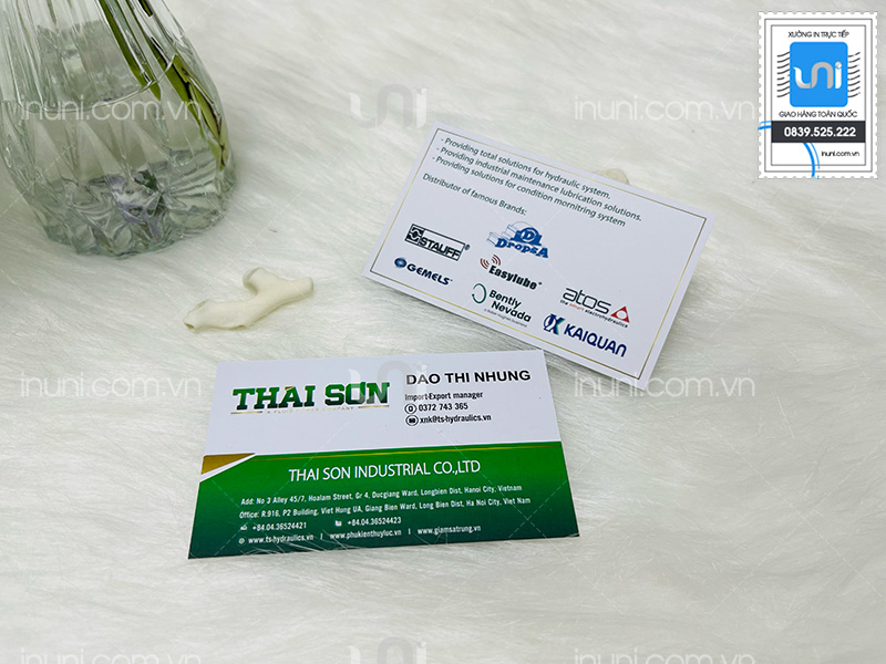 Card visit Thái Sơn Industrial CO.,LTD