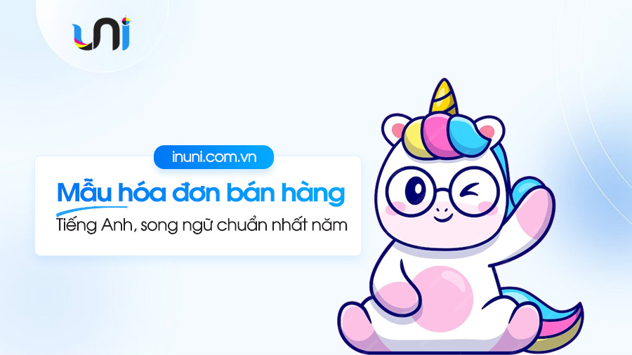 Tải về mẫu hoá đơn bán hàng tiếng Anh, song ngữ chuẩn