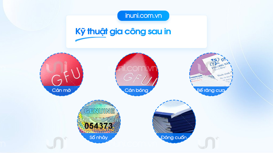 Gia công sau in