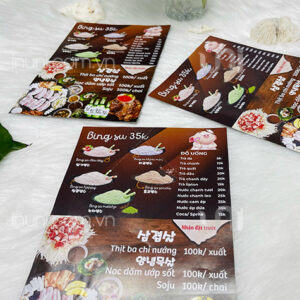 Tờ rơi cửa hàng Jin Korea Food