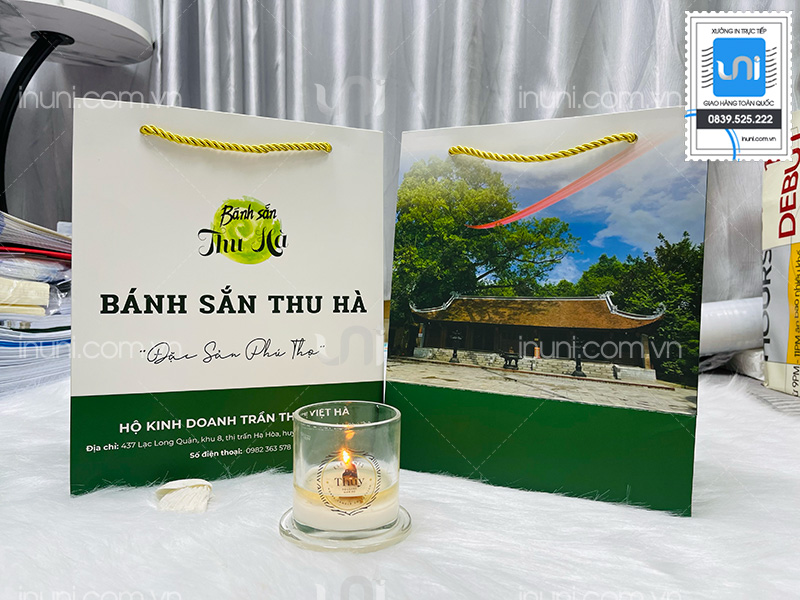 Túi giấy bánh sắn Thu Hà - Đặc sản Phú Thọ