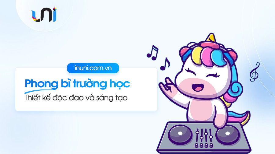 20+ Mẫu in phong bì trường học sáng tạo, đa dạng mẫu