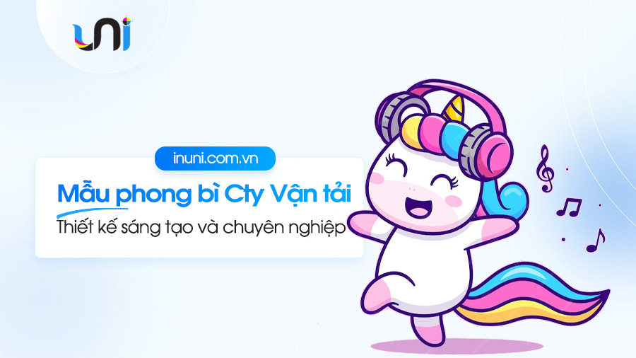 Mẫu in phong bì công ty vận tải chuyên nghiệp, sáng tạo