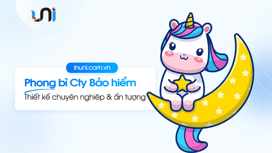 Mẫu in phong bì công ty bảo hiểm thiết kế chuyên nghiệp