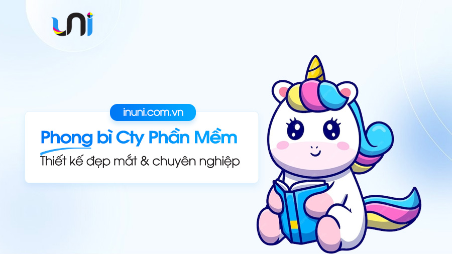 Mẫu in phong bì công ty phần mềm đẹp và chuyên nghiệp