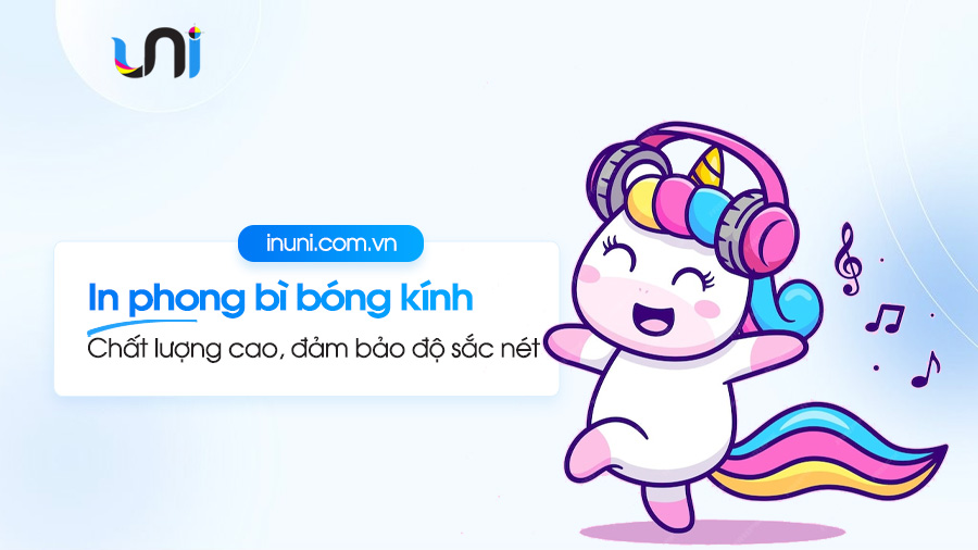 Mẫu in phong bì bóng kính chất lượng cao, đảm bảo độ sắc nét