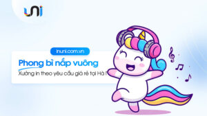 In phong bì nắp vuông giá rẻ tại Hà Nội