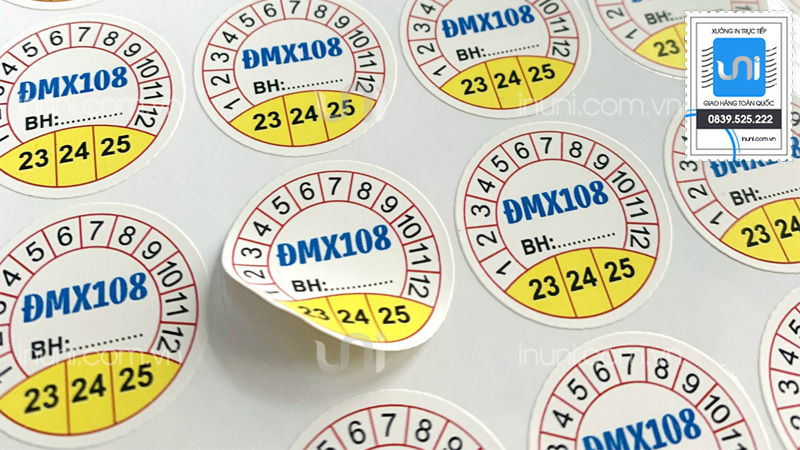 Ứng dụng trong tem nhãn