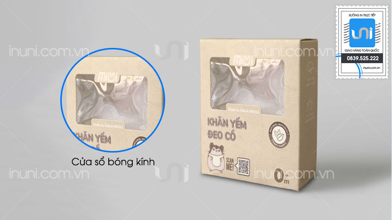 Trên bao bì giấy (Túi giấy, hộp giấy)