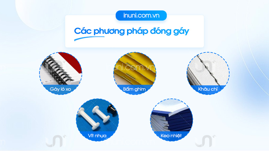Các phương pháp đóng gáy phổ biến