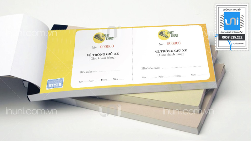 Vé giữ xe, vé sự kiện