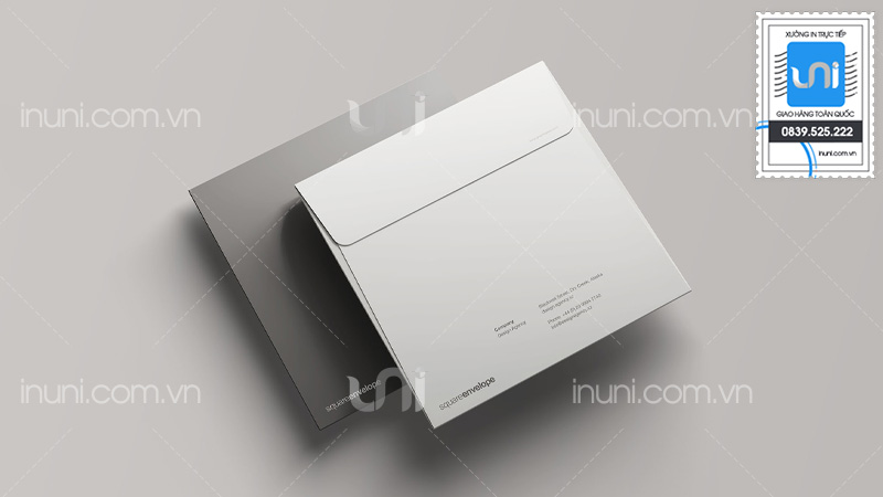 Đặc điểm nổi bật của phong bì vuông